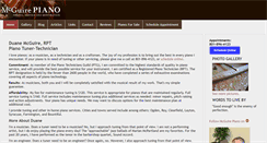 Desktop Screenshot of mcguirepiano.com